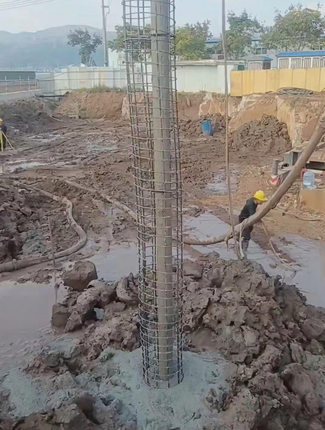 衡水枣强县长螺旋钻孔压灌桩